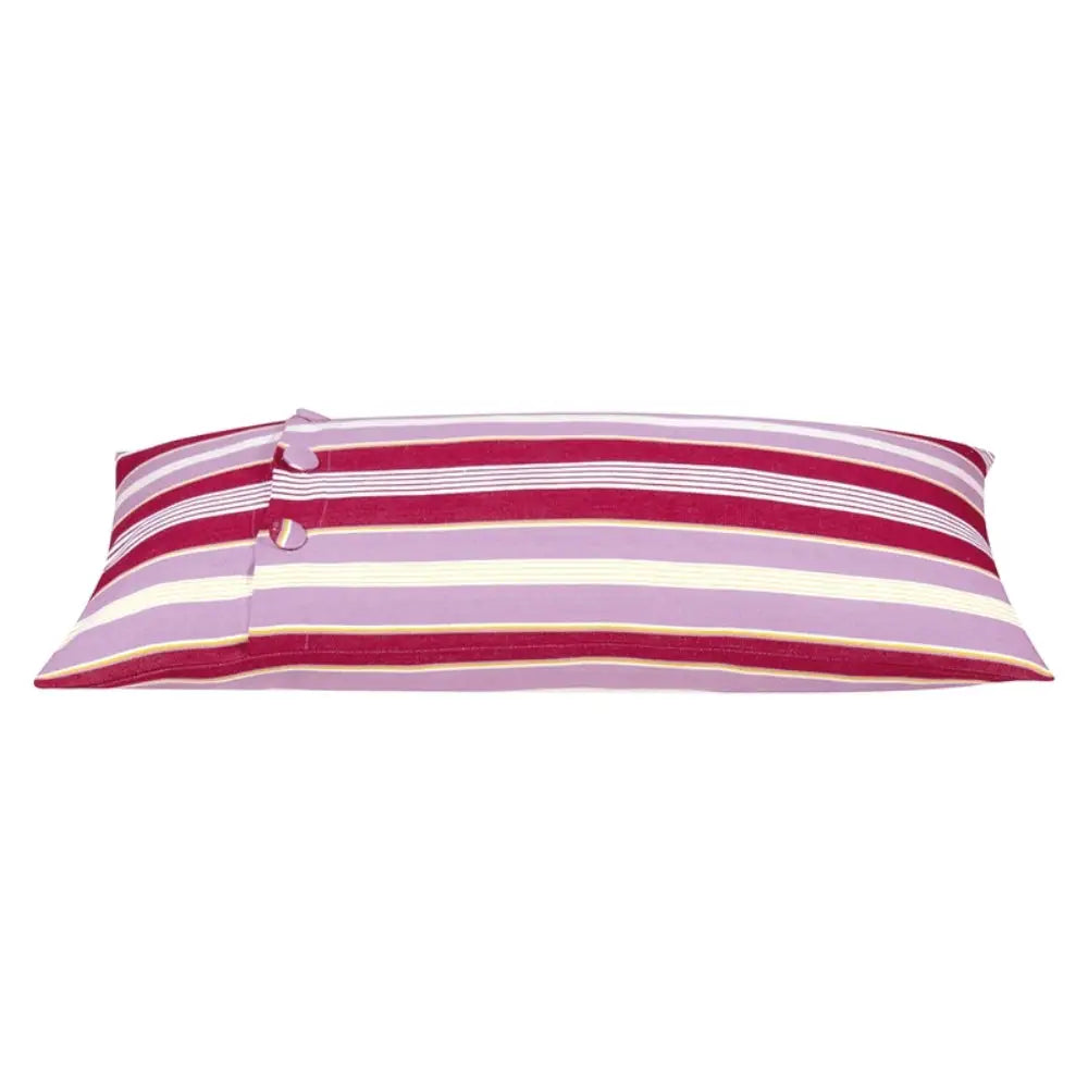 Pack of 4 Coste Fuchsia 35x70cm Multicoloured Striped Cushion Cover - Home & Garden > Decor