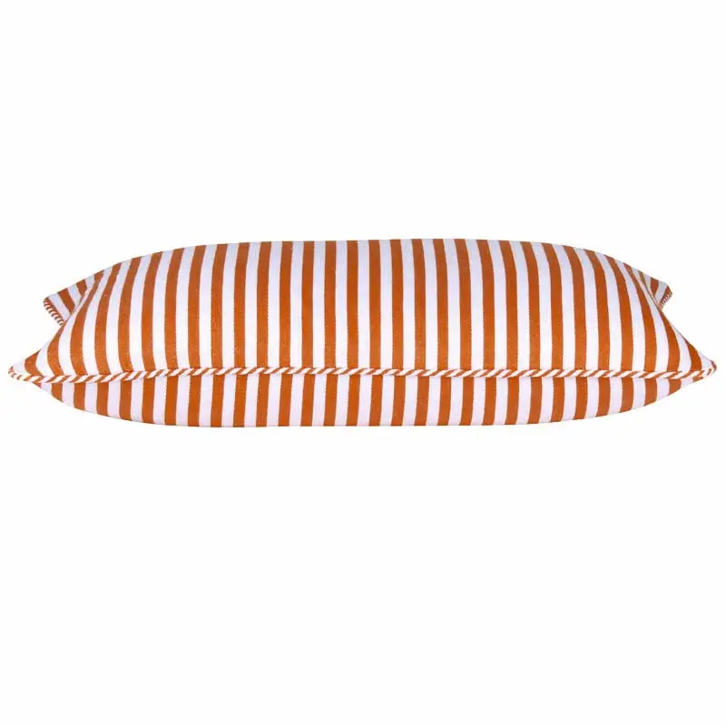 Pack of 4 Dandi Orange & White Rectangle Cushion Covers - Home & Garden > Decor