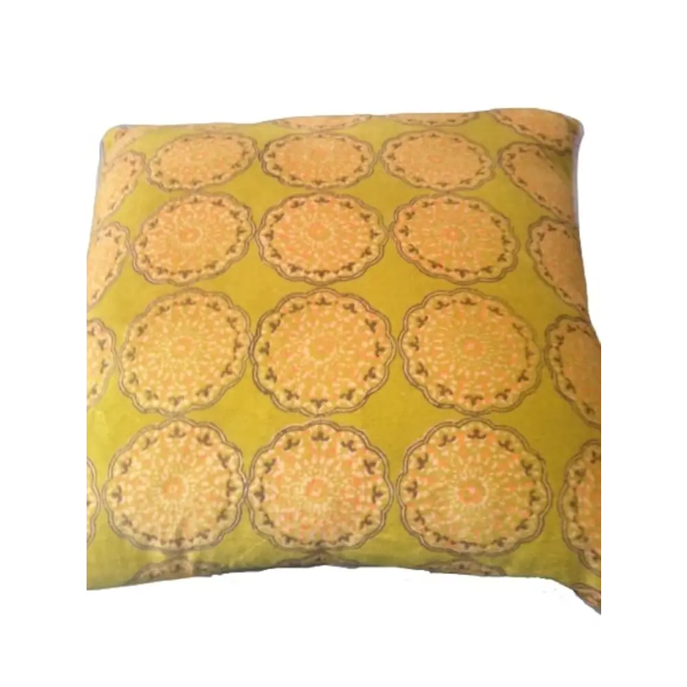 Pack of 4 Duffy Mustard and Grey Square Cushion Covers - Home & Garden > Decor