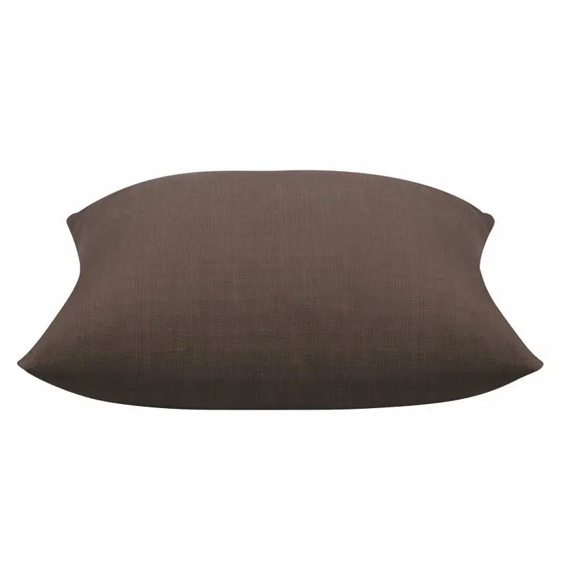 Pack of 4 Elements Stone Brown Solid Base Colour Square Cushion Covers - Home & Garden > Decor