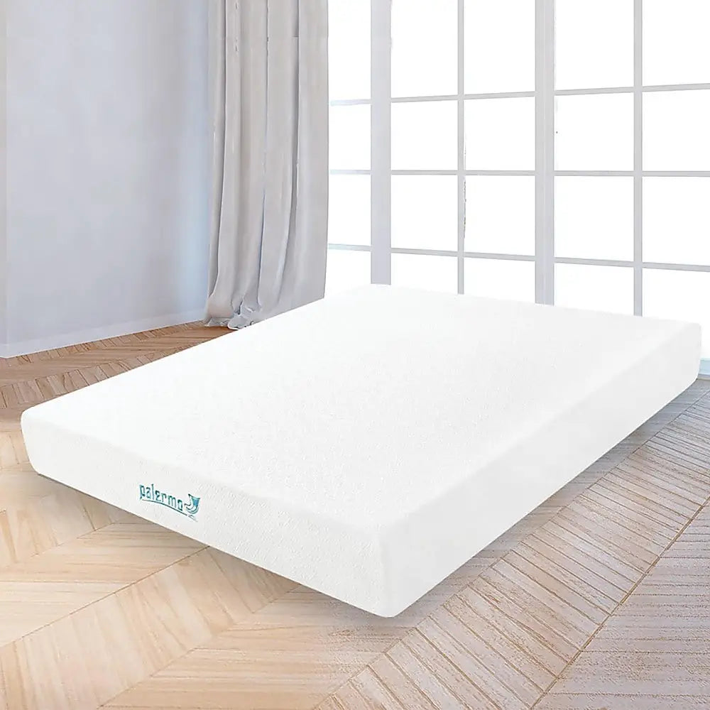 Palermo King 25cm Gel Memory Foam Mattress - Dual-Layered - CertiPUR-US Certified - Furniture > Mattresses