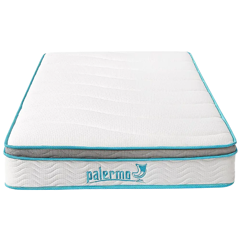 Palermo King Single 20cm Memory Foam and Innerspring Hybrid Mattress - Furniture > Mattresses