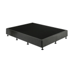Palermo King Single Ensemble Bed Base Platinum Graphite Linen Fabric - Furniture > Bedroom > Beds & Bed Frames