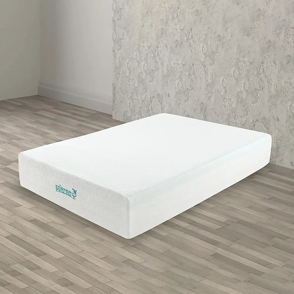 Palermo King Single Mattress 30cm Memory Foam Green Tea Infused CertiPUR Approved - Furniture > Mattresses