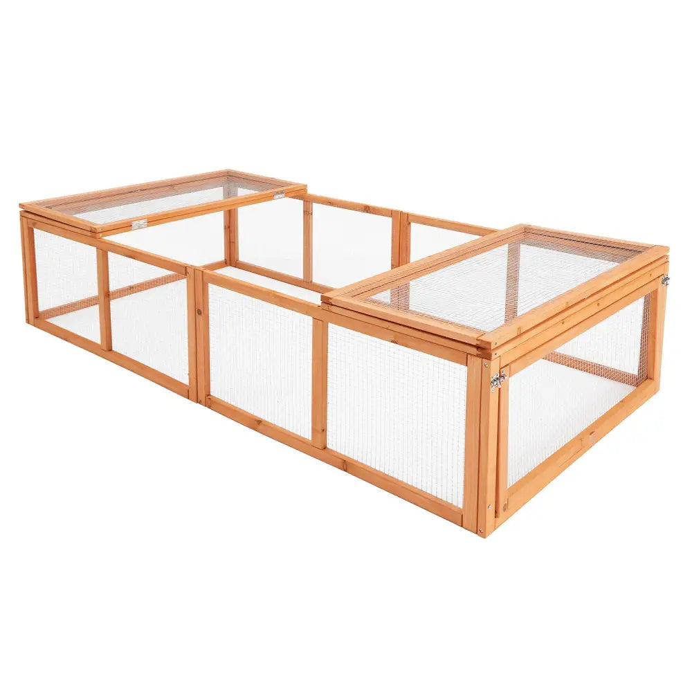 Paw Mate Chicken Coop Rabbit Hutch Extension Run 180 x 90 x 48cm Runey - Pet Care > Coops & Hutches > Coop & Hutch