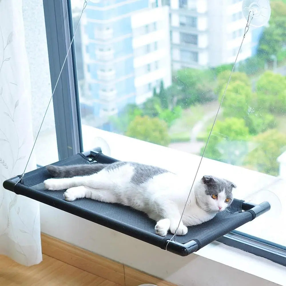 Pet Cat Window Mounted Durable Seat Hammock Perch Bed Hold Up To 20 kg - Pet Care > Dog Supplies > Dog Carriers & Crates