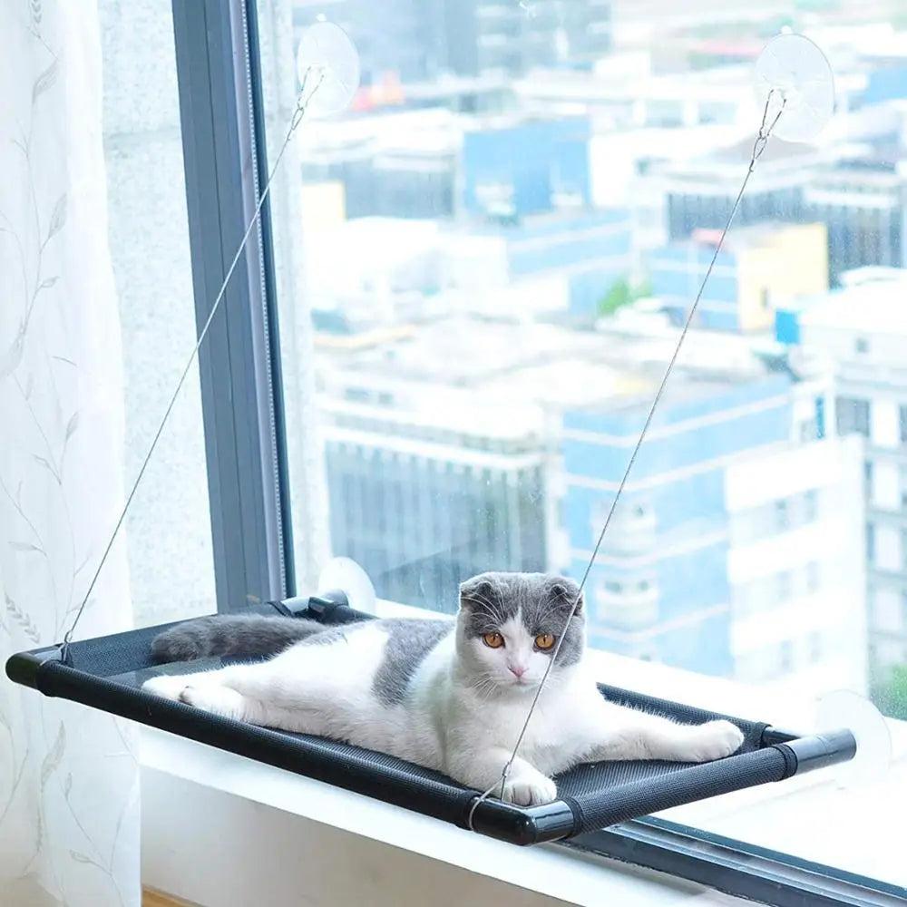 Pet Cat Window Mounted Durable Seat Hammock Perch Bed Hold Up To 20 kg - Pet Care > Dog Supplies > Dog Carriers & Crates