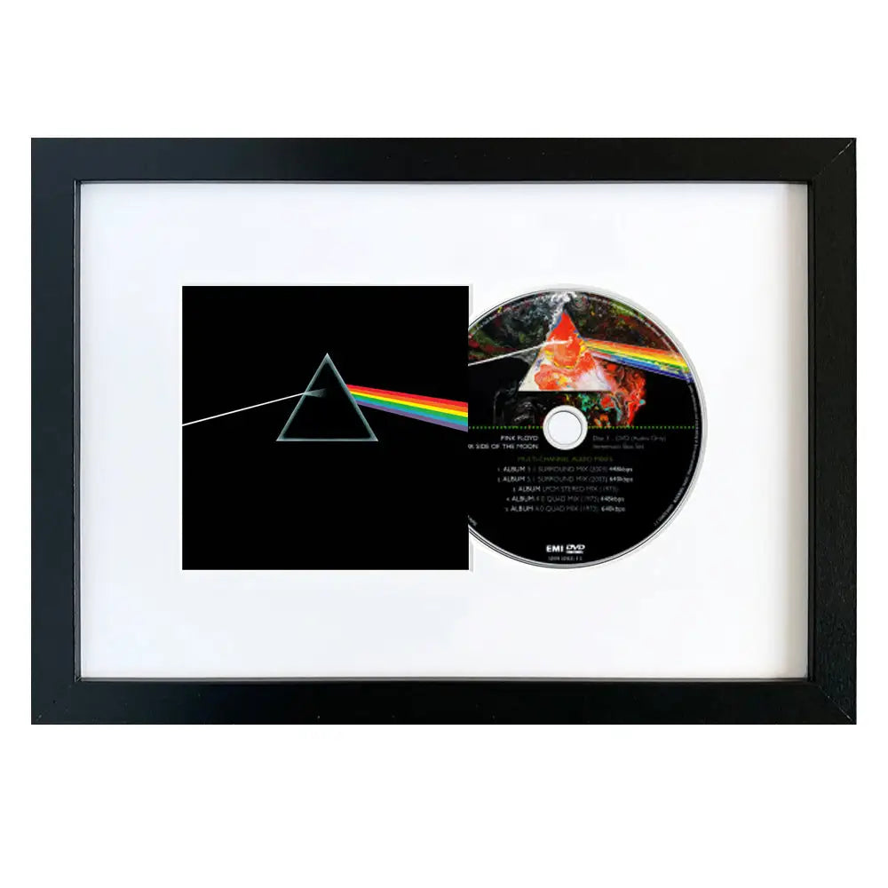 Pink Floyd-The Dark Side Of The Moon CD Framed Album Art - Home & Garden > Wall Art