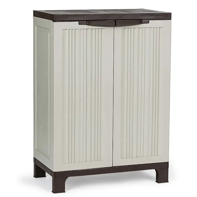 PLANTCRAFT Outdoor Storage Cabinet Lockable Cupboard Shed Carport Garage - Furniture > Outdoor