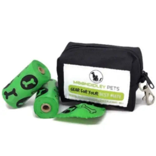 Poop Bag Holder with 2 Rolls Eco-Friendly Poop Bags - Moondidley Pets - Pet Care > Cat Supplies > Cat Carriers & Crates