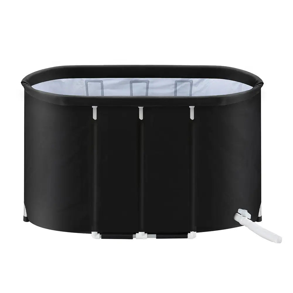 Portable Ice Bath Tub 120x70X70CM Inflatable Cold Water Folding Bathtub Spa Massage - Furniture > Bathroom > Bathtubs