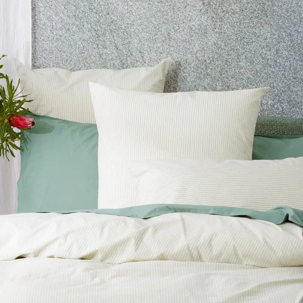 Portifino Yarn Dyed Vintage Washed Cotton Forest European Pillowcase by Renee Taylor - Home & Garden > Bedding >