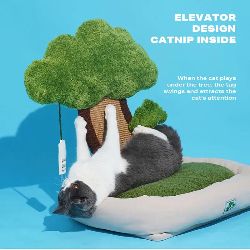 Potted style cat bed cat scratching post warm pet nest - Pet Care > Toys > Cat Toys