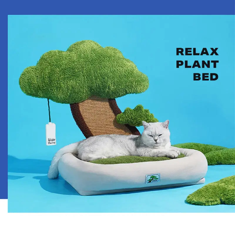 Potted style cat bed cat scratching post warm pet nest - Pet Care > Toys > Cat Toys