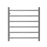 Premium Gunmetal Towel Rack - 6 Bars Round Design AU Standard 650x620mm Wide - Home & Garden > Bathroom Accessories >