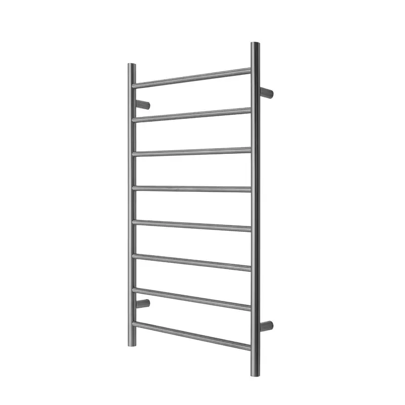 Premium Gunmetal Towel Rack - 8 Bars round Design AU Standard 1000x620mm Wide - Home & Garden > Bathroom Accessories >