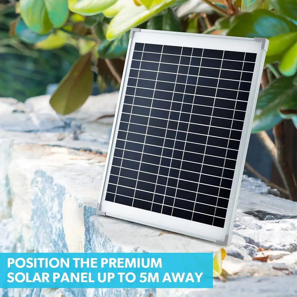 PROTEGE 10W Solar Powered Water Fountain Pump Pond Kit with Eco Filter Box - Home & Garden > Fountains
