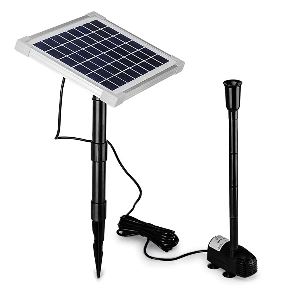 Protege 20W Solar Fountain Submersible Water Pump Power Panel Kit Garden Pond - Home & Garden > Fountains