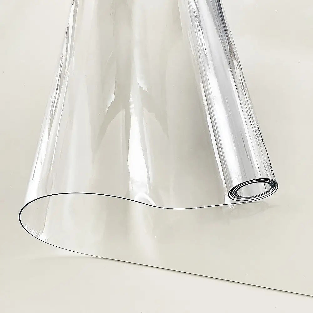 PVC Tablecloth Protector 107X213.4CM Clear Plastic Table Cloth Cover Transparent - Home & Garden > Kitchenware