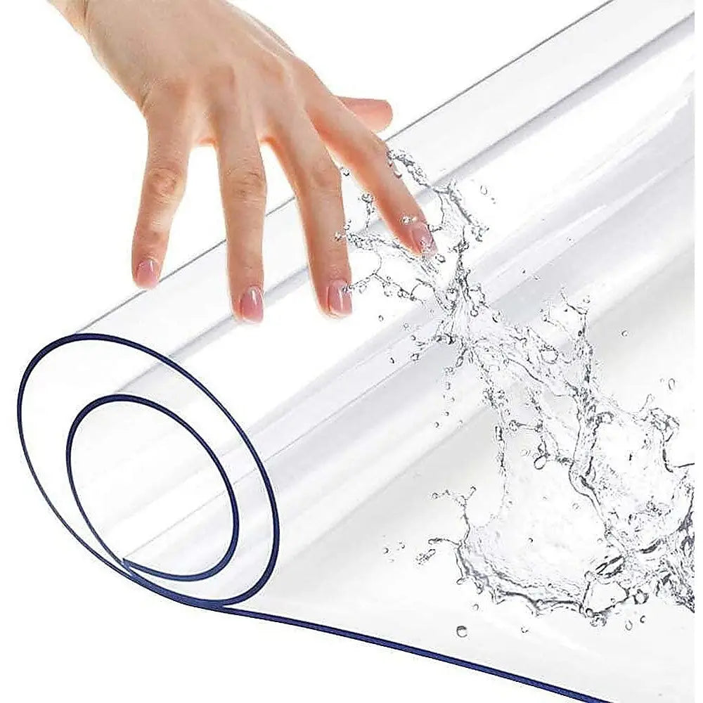 PVC Tablecloth Protector Table Cover Dining Table Cloth Plastic 2800x1170mm 2.0mm - Home & Garden > Kitchenware