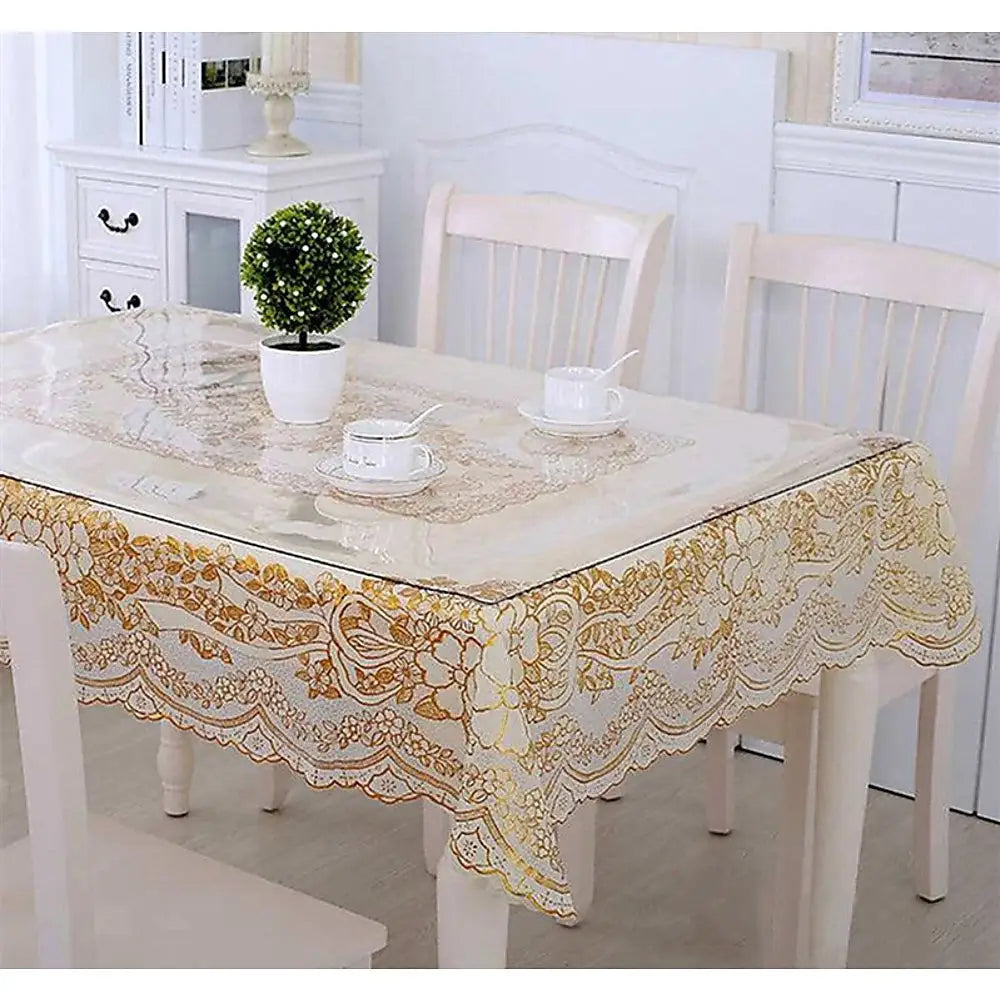 PVC Tablecloth Protector Table Cover Dining Table Cloth Plastic 2800x1170mm 2.0mm - Home & Garden > Kitchenware