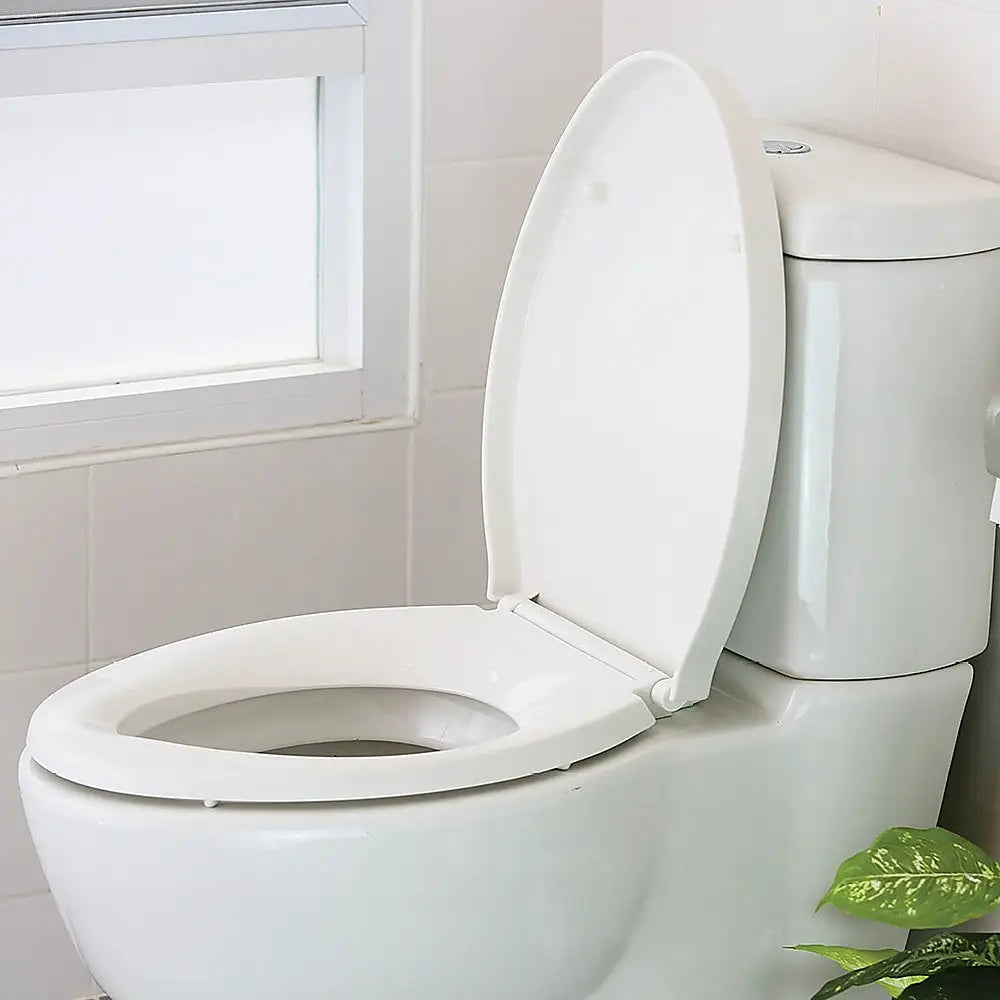 Quick Release Soft Close Toilet Seat White Bathroom Heavy Duty - Health & Beauty > Personal Care > Back Care