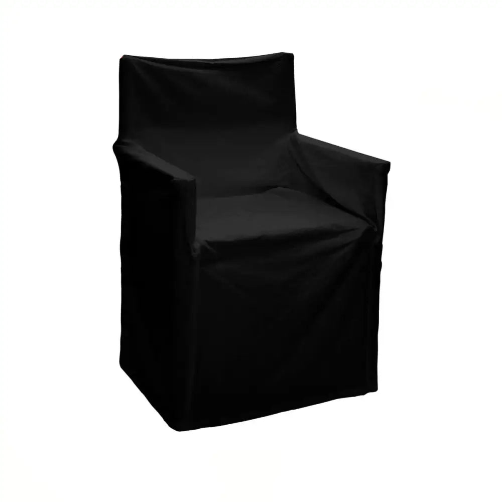Rans Alfresco 100% Cotton Director Chair Cover - Plain Black - Home & Garden > Decor