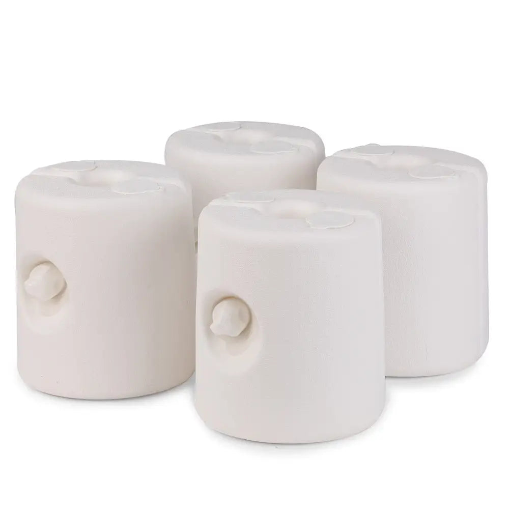 Red Track Gazebo Base Pod Kit Marquee Set Leg Fillable Water Sand Weight Pods - Home & Garden > Shading