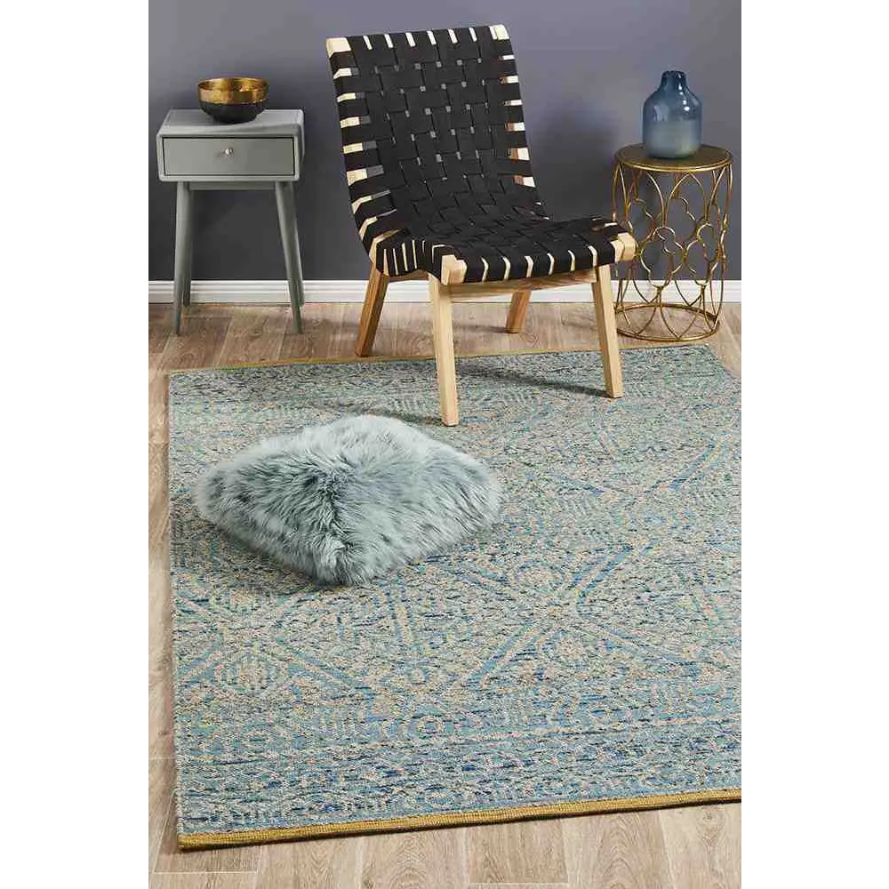 Relic 170 Sky by Rug Culture - 225X155CM - RECTANGLE - Home & Garden > Rugs > Floor Rugs