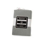 Revive Silver 100% Cotton Jersey Super Soft Fitted Sheet Combo Set Double 38cm Wall - Home & Garden > Bedding > Bed