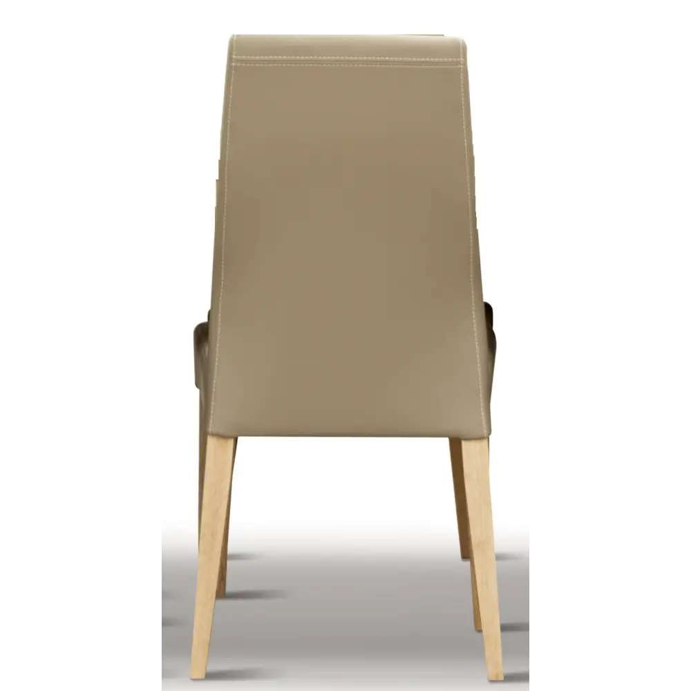 Rosemallow 9pc Dining Set 210cm Table 8 Silver PU Chair Solid Messmate Timber - Furniture > Dining