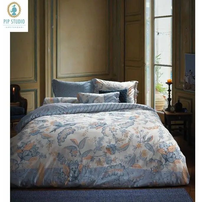 Royal Birds Cotton Blue Quilt Cover Set By Pip Studio - Home & Garden > Bedding > Quilts & Duvets