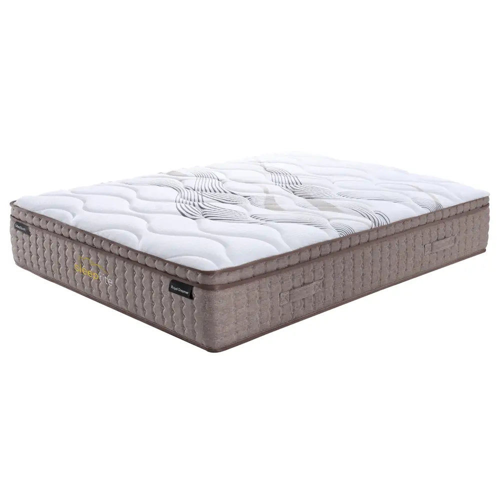 Royale Dreamer Medium Mattress 30cm Luxury Top 7 Zones Pocket Spring - King - Furniture > Mattresses