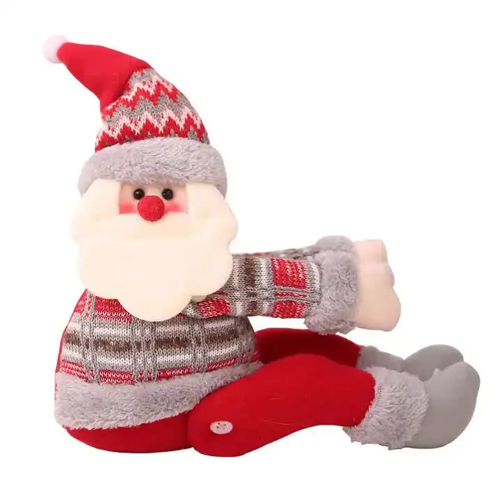 Santa Claus Curtain Tieback - Plush Christmas Curtain Holder for Festive Home Decor 22*44cm 2 PCS - Occasions >