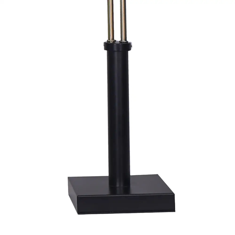 Sarantino LED Metal Table Lamp with 2 Lights Brushed Gold Black Finish - Home & Garden > Lighting