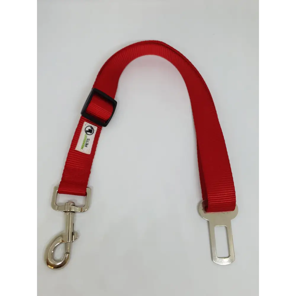 Seat Belt Safety Travel Attachment Connector - Moondidley Pets Red - Pet Care > Cat Supplies > Cat Carriers & Crates