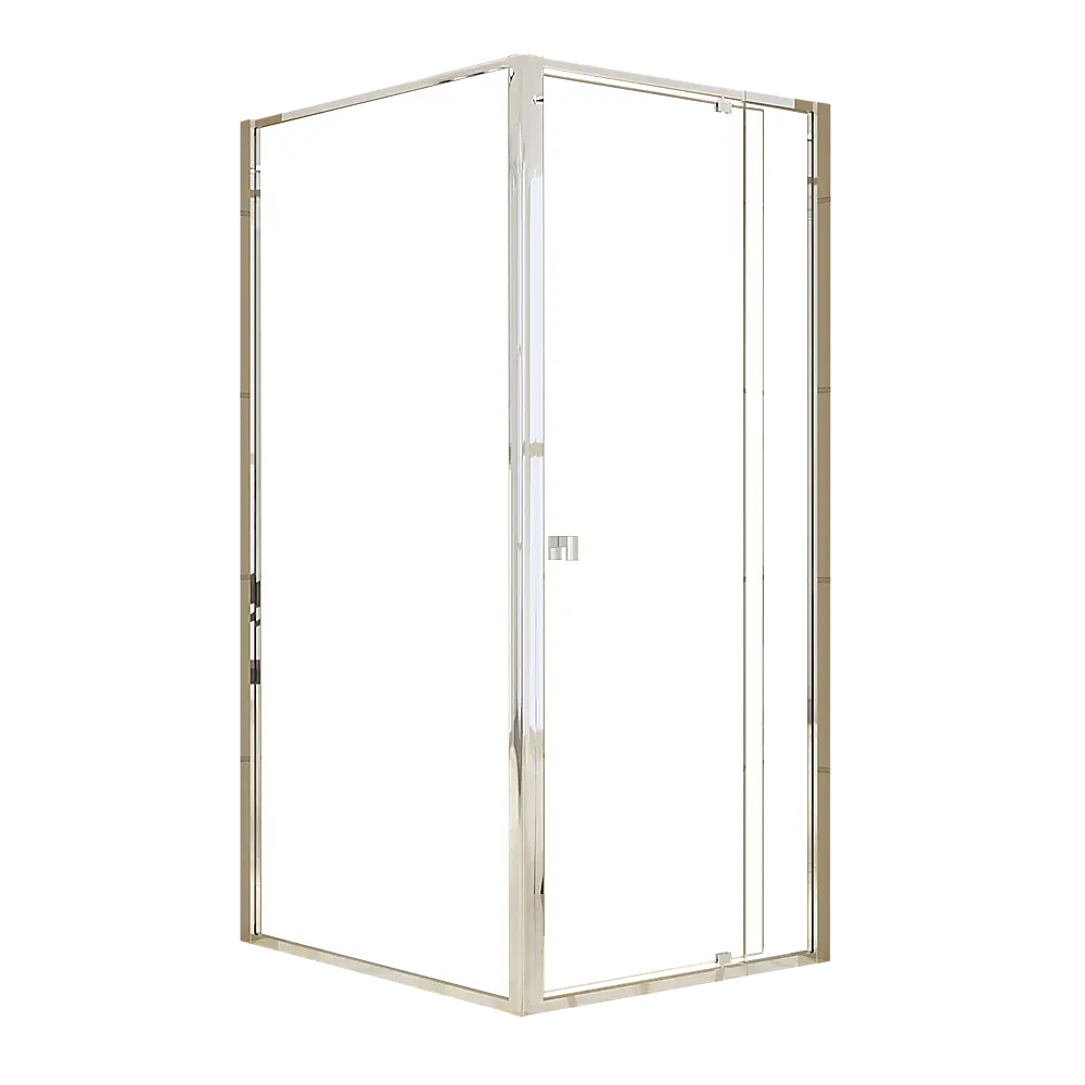 Semi Frameless Shower Screen (82~90)x 195cm & (98~101)x 195cm Side AS/NZS Glass - Furniture > Bathroom > Shower Heads &