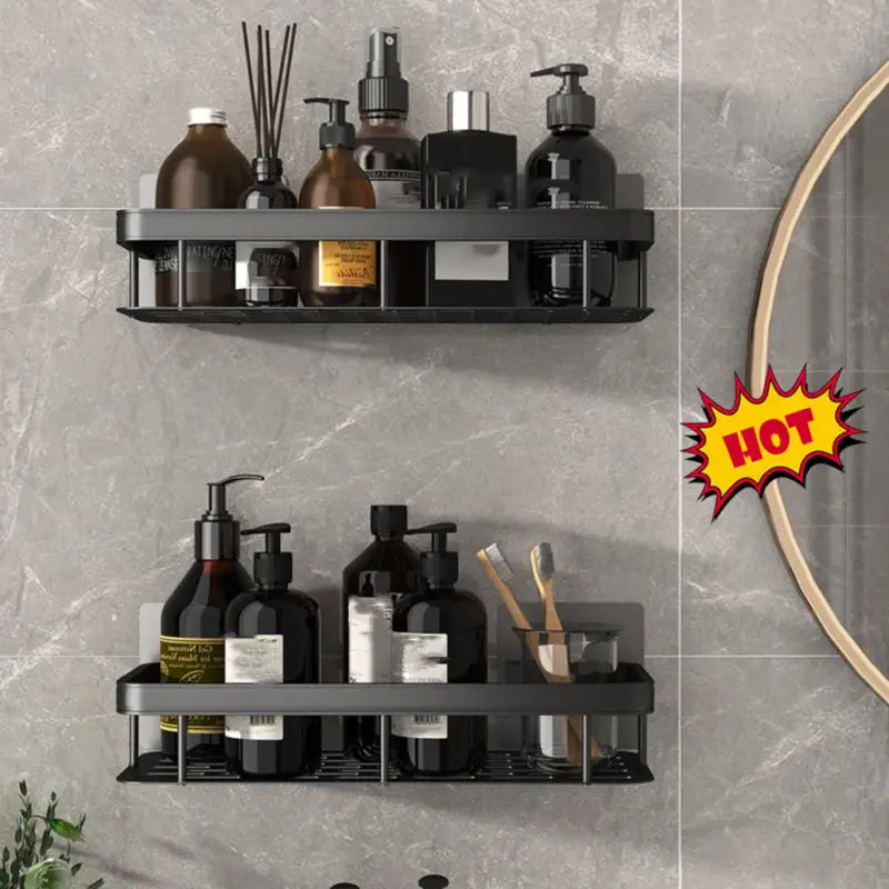 Shelf Bathroom Shower Caddy Organiser Storage Corner Rack Shampoo Soap Holder AU - Home & Garden > Bathroom Accessories