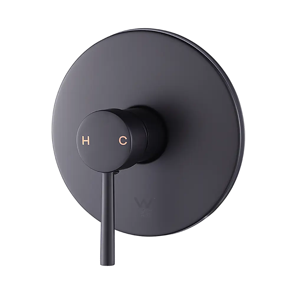 Shower Bath Mixer Tap Bathroom Electroplated Matte Black - Furniture > Bathroom > Tap & Sink Accessories