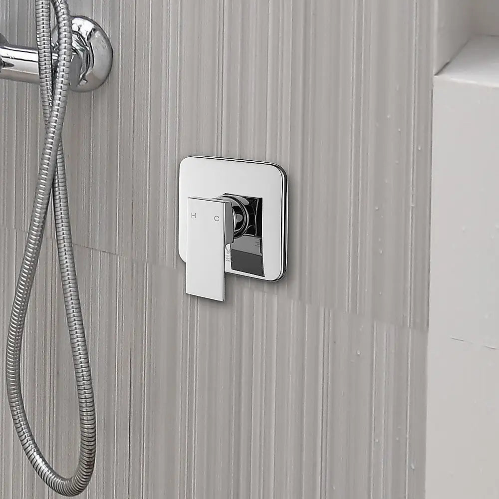 Shower Bath Mixer Tap Bathroom WATERMARK Approved - Chrome - Furniture > Bathroom > Tap & Sink Accessories
