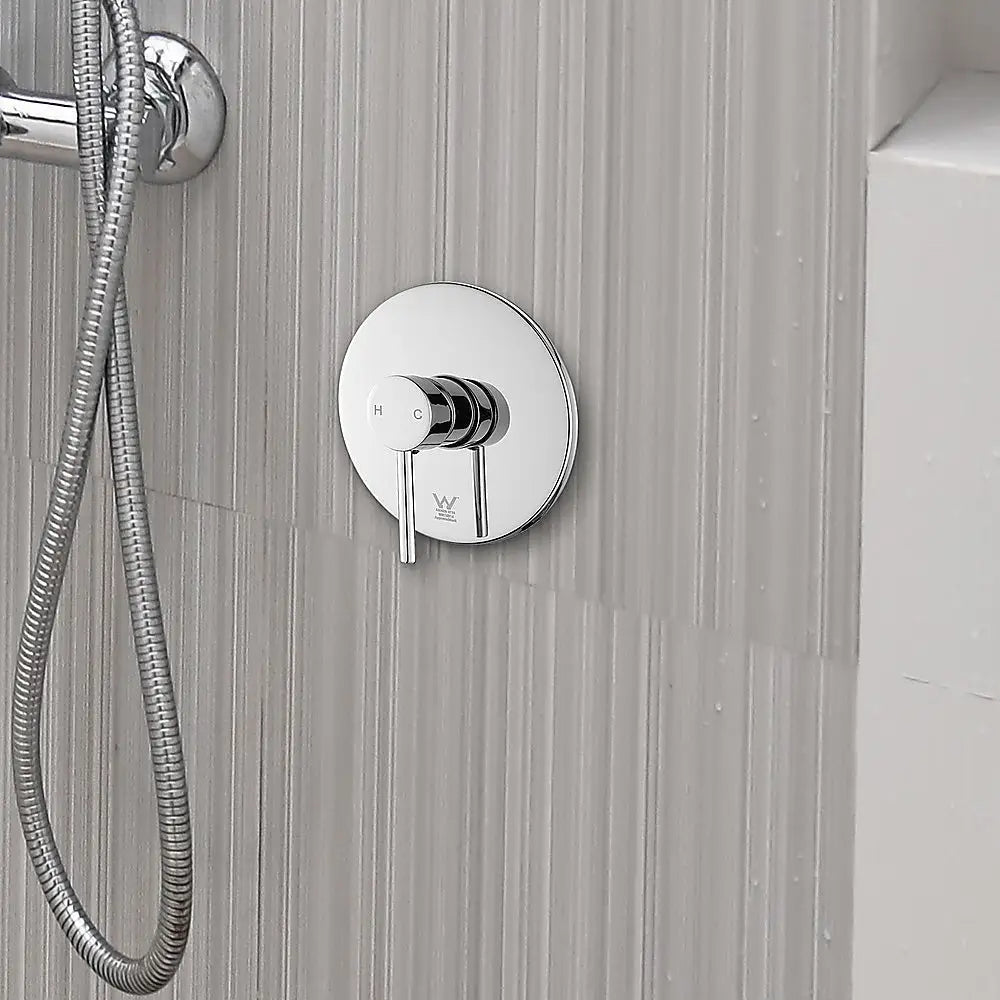 Shower Bath Mixer Tap Bathroom WATERMARK Approved - Chrome - Furniture > Bathroom > Tap & Sink Accessories