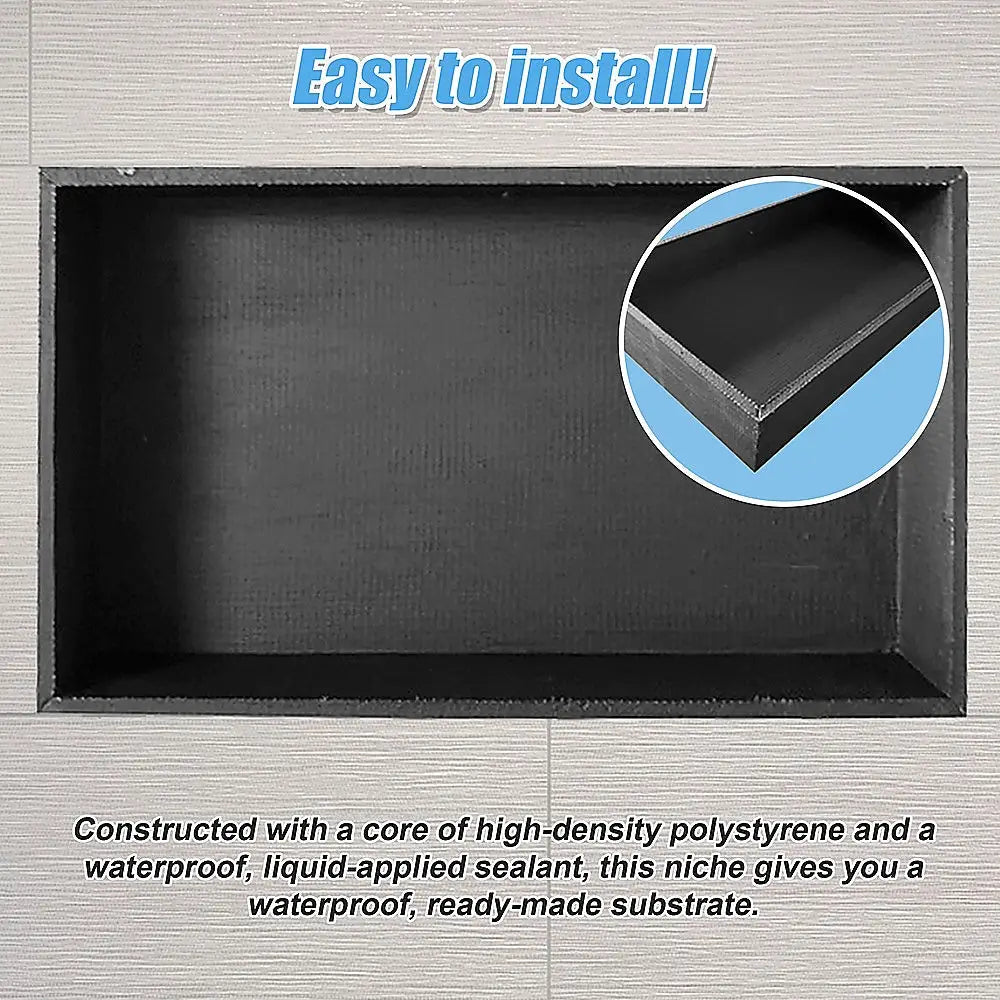 Shower Niche - 350 x 600 x 92mm Prefabricated Wall Bathroom Renovation - Home & Garden > DIY > Kitchen & Bathroom DIY
