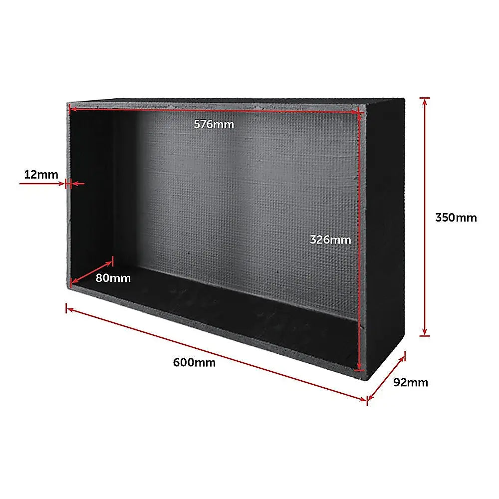 Shower Niche - 350 x 600 x 92mm Prefabricated Wall Bathroom Renovation - Home & Garden > DIY > Kitchen & Bathroom DIY