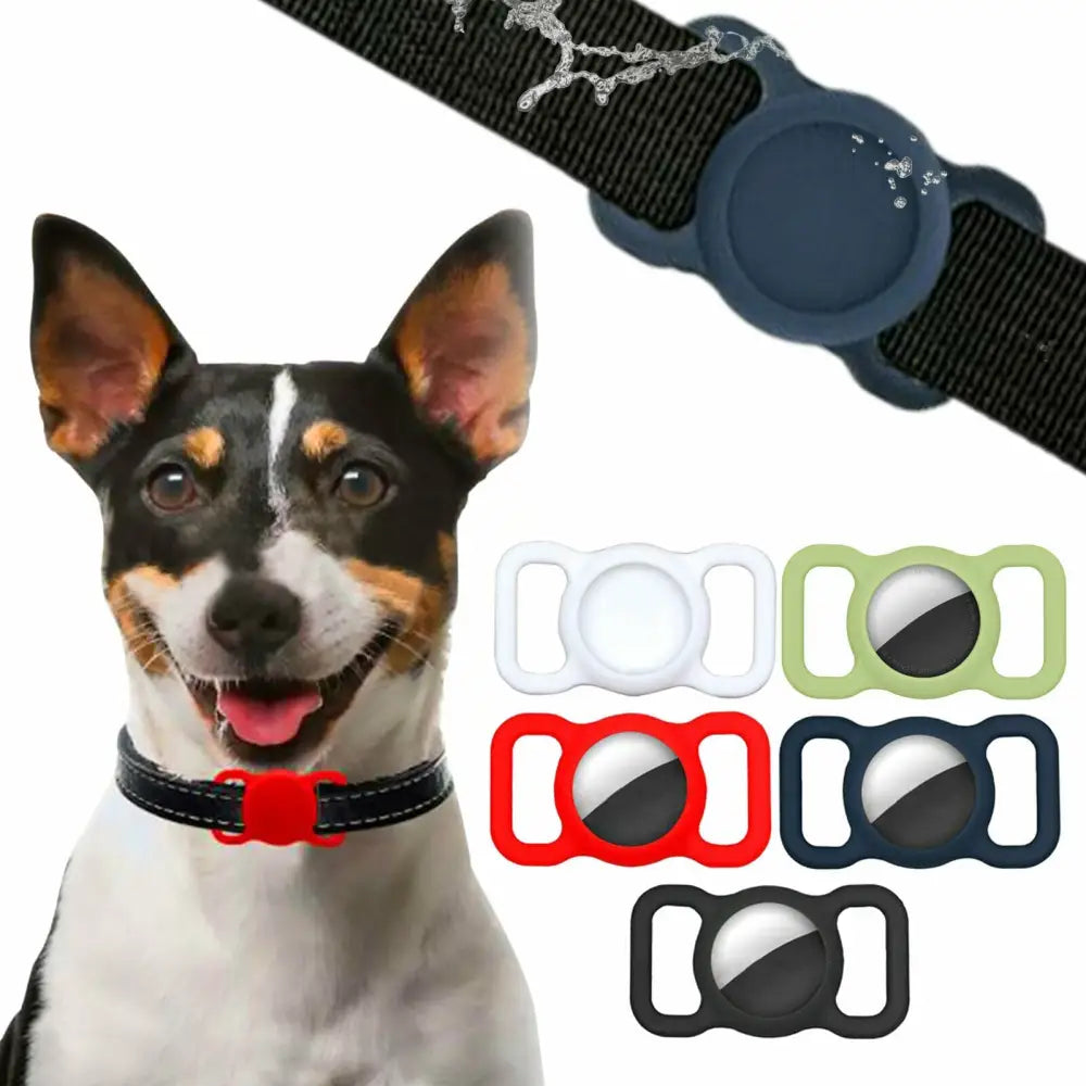 Silicone Pet Protective Case for Airtag Loop Apple GPS Finder Dog Cat Collar AU - Pet Care > Dog Supplies > Dog