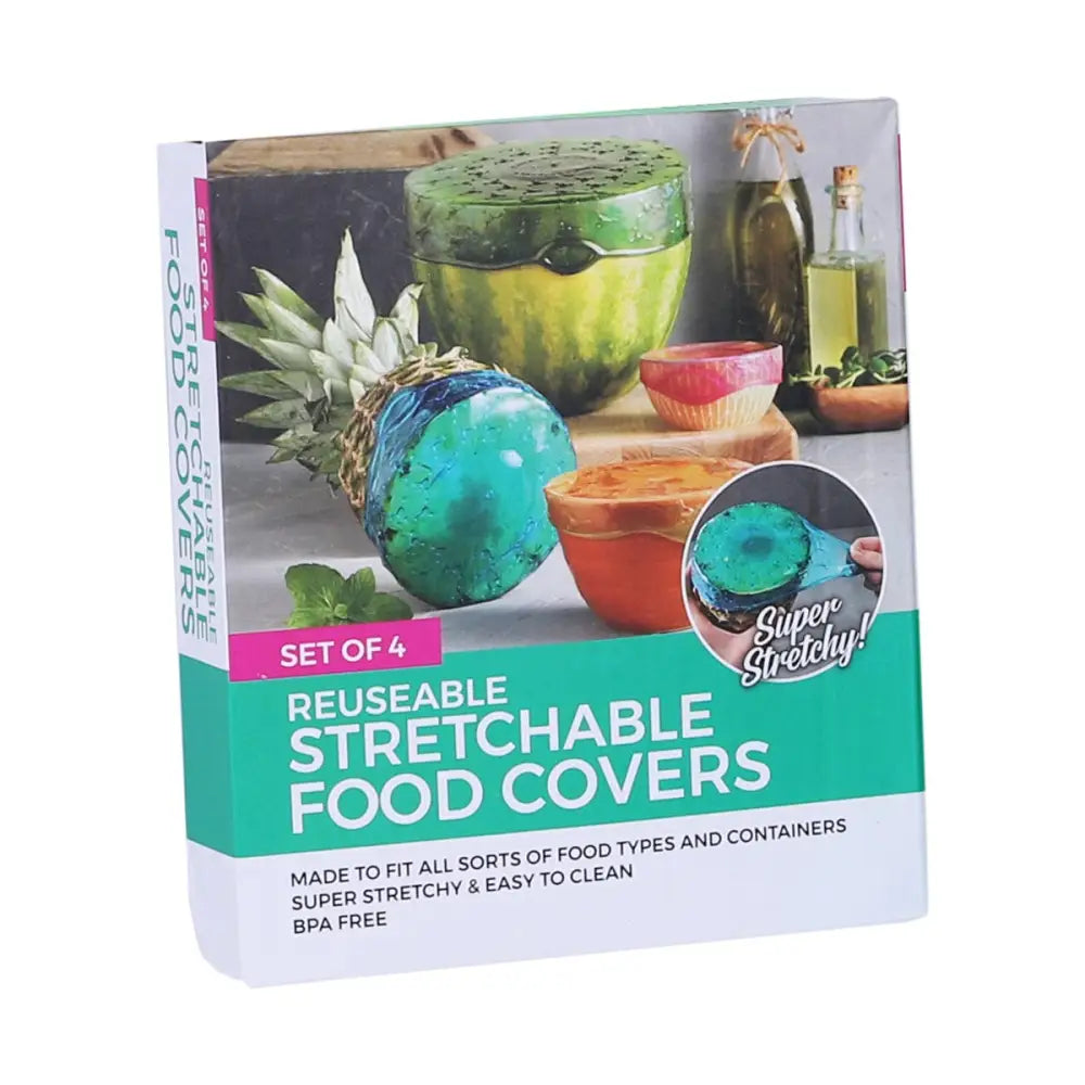 Silicone Reusable Bubbly Stretch Lids 4 pk - Home & Garden > Kitchenware > Food Storage