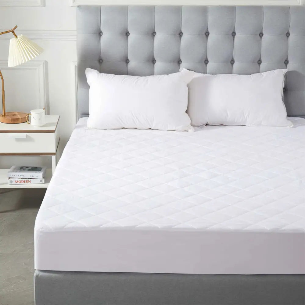Soho Collection Quilted Microfibre Fitted Mattress Protector 38cm Wall King - Home & Garden > Bedding > Mattress