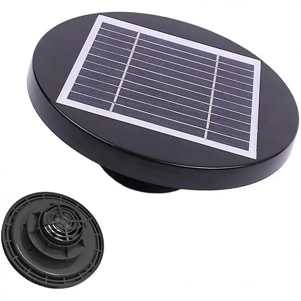 Solar Powered Roof Fan Ventilator Loft Vent for Boat RV Greenhouse Shed Caravan - Tools > Industrial Tools > Masonry