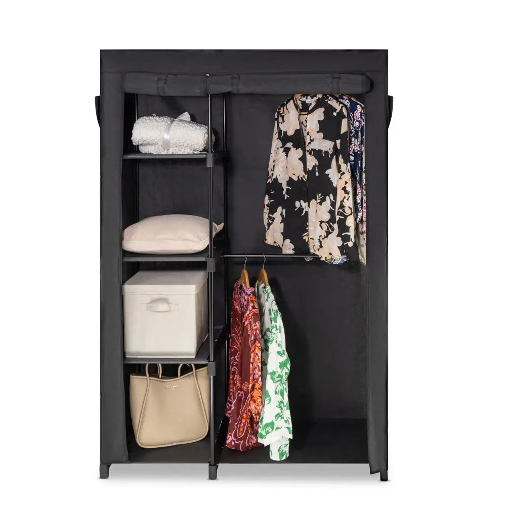 Sorti Freestanding Portable Closet Metal Wardrobe Garment Rack Hanger - Home & Garden > Storage > Clothing & Wardrobe