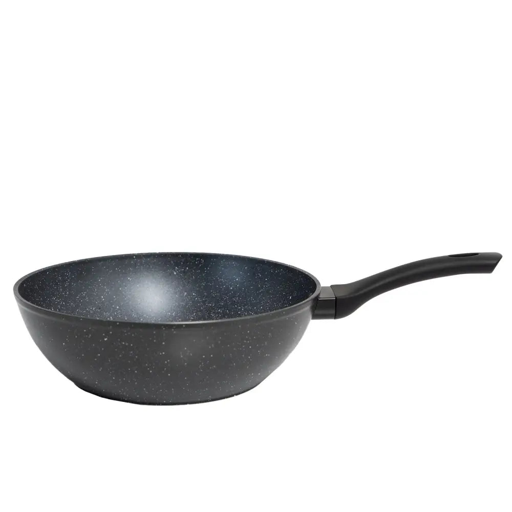 Stone Chef Forged Wok Non Stick Cookware Kitchen Black 30cm - Home & Garden > Kitchenware