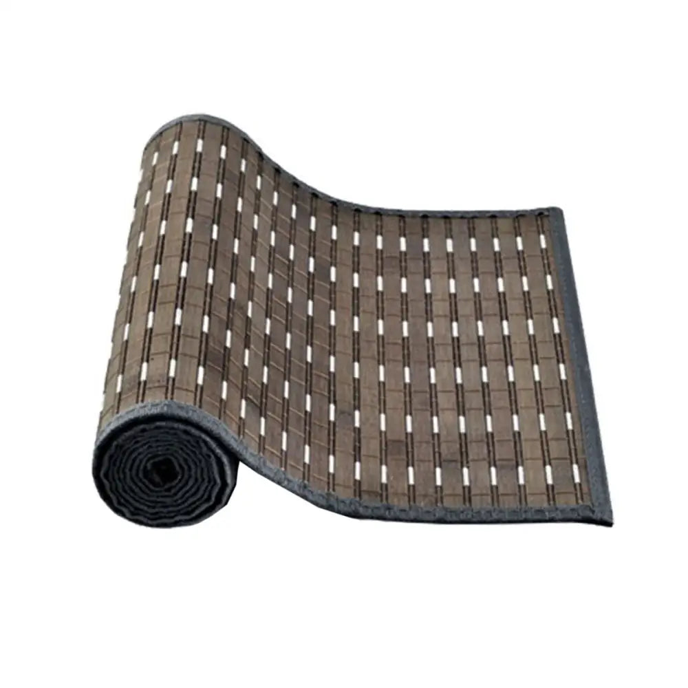 Streak Bamboo Table Runner 140 x 33cm Grey Brown Silver - Home & Garden > Kitchenware
